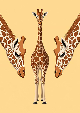 Three Giraffes