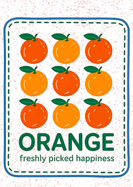Orange Freshly Picked Happiness