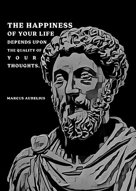 Marcus Aurelius Quote Poster