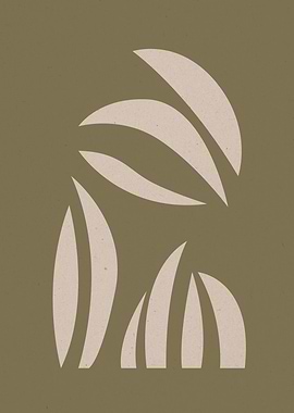 Minimalist Boho Plant Art