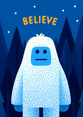 Believe Yeti in the Forest