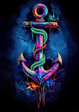Colorful Anchor with