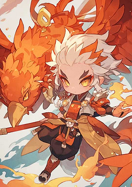 Chibi Character Phoenix