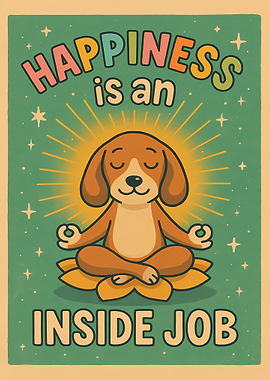 Happiness is an Inside Job Poster