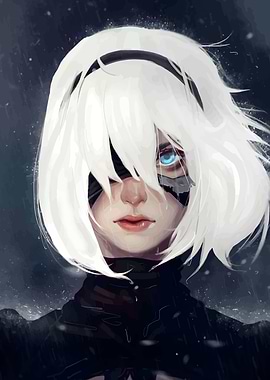 2B Nier Automata Portrait