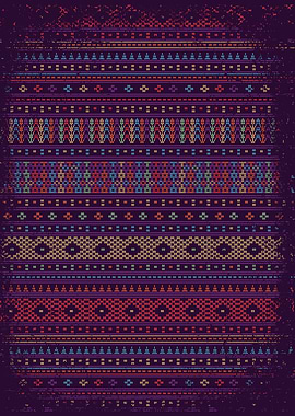 Ulos Batak Toba Traditional Batik Motif