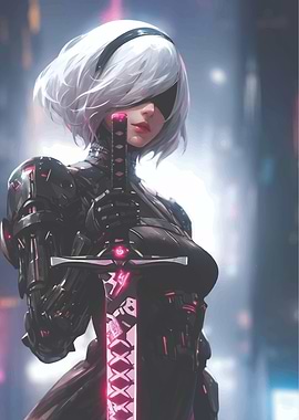 2B YoRHa No.2 Type B Illustration