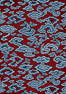 Indonesian Batik Mega Mendung Cirebon