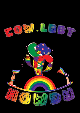Cow.LGBT Howdy Cactus Pride