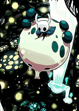 Hollow Knight on a Fungus