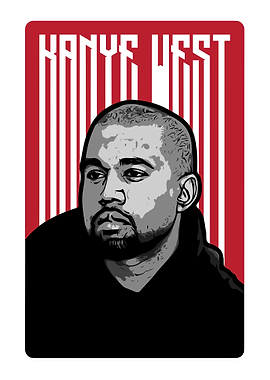 Kanye West Portrait Art