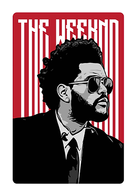 The Weeknd Portrait Illustration