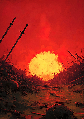 Battlefield Aftermath: Swords and Skulls