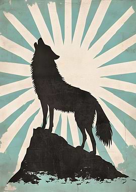 Wolf Howling At The Moon