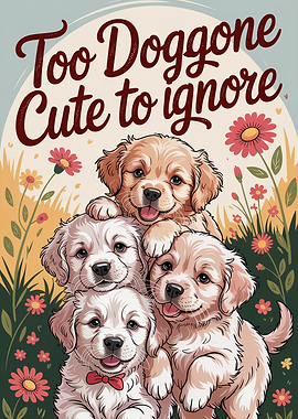 Too Doggone Cute Puppies