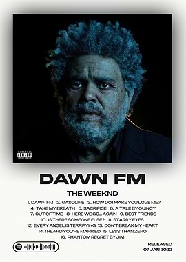 The Weeknd Dawn FM Album Cover