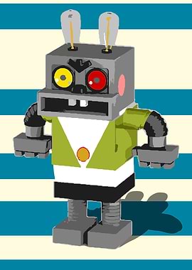 Soviet Cartoon Robot hare