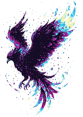 Abstract Eagle Art