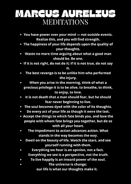 Marcus Aurelius Meditations Quotes