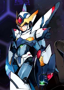 Mega Man X Armor Illustration