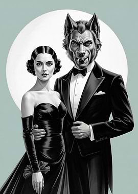 Werewolf and Woman