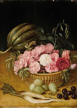 Still Life with Flowers and Fruit