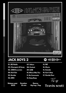 travis scott Jack Boys 2 Album Cover