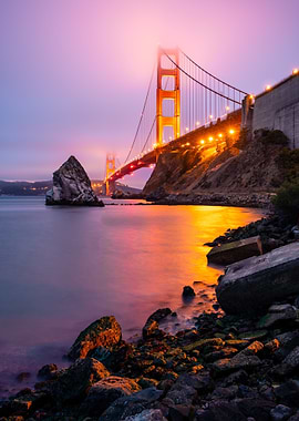 Golden Gate Bridge at Dusk