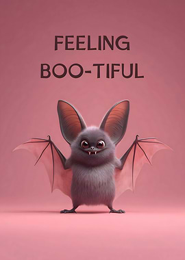 Feeling Boo-tiful - Funny Halloween Bat