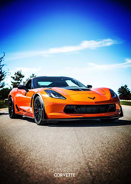 Chevrolet Corvette on Road