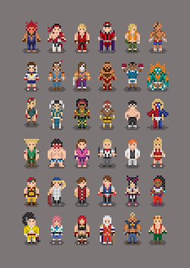 Pixel Art Fighters