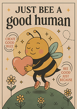 Just Bee a Good Human