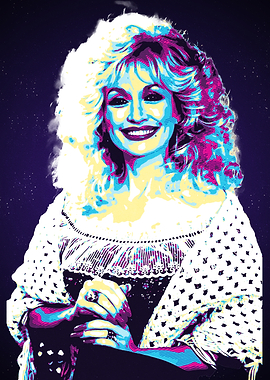 Dolly Parton Pop Art