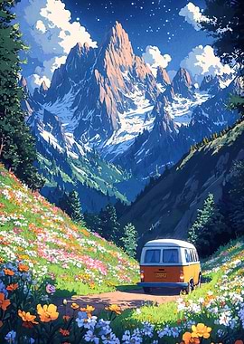 Mountain Road Trip Floral