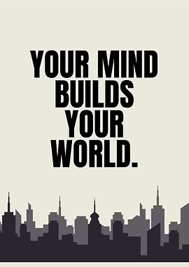 Mind Power Quote – Mental Strength Wall Art