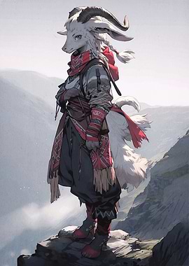 Anthropomorphic Goat