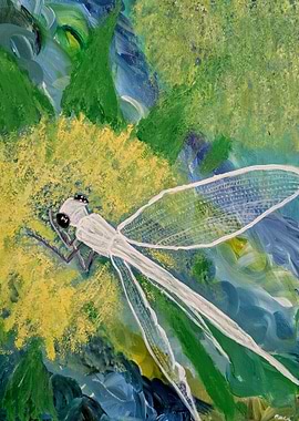 Dragonfly Painting