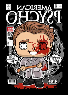 American Psycho Comic Book Cover Art