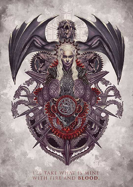 Daenerys: Fire and Blood Emblem