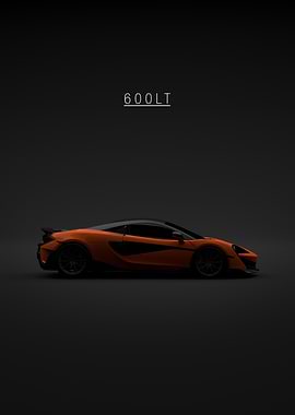 McLaren 600LT Orange Car