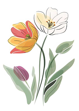 Floral Watercolor Illustration