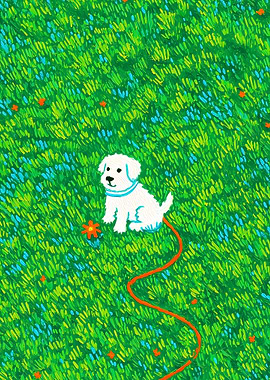 Small Pup, Wild Meadow, Infinite Calm