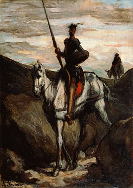 Don Quixote and Sancho Panza Painting