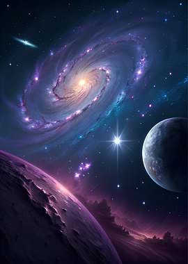 Cosmic Galaxy and Planets