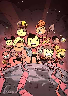 Oxygen Not Included Cartoon Group