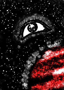 Cosmic Eye Digital Art