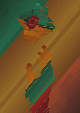 Abstract Hand Reaching