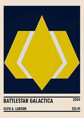 Battlestar Galactica Minimalist Poster