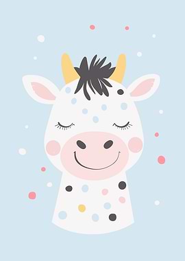 Cute Cow Illustration