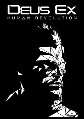 Deus Ex Human Revolution Geometric Portrait